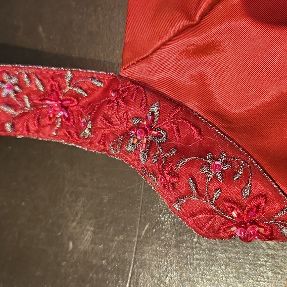 David's Bridal Maroon Bridesmaid Dress‎ - Picture 4 of 11